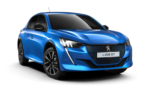 Peugeot e 208 Electric 51 Kwh Hatchback GT 156 kWh Automatic Business Contract Hire 6x35 10000
